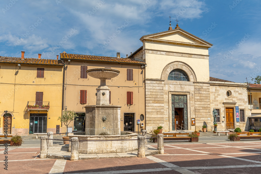 Chiesa di Maria Santissima del Patrocinio, à Castelnuovo Berardenga, Italie