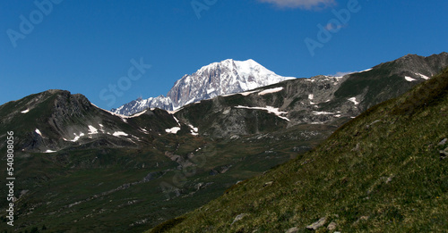 View of mountain in Val d'Aosta