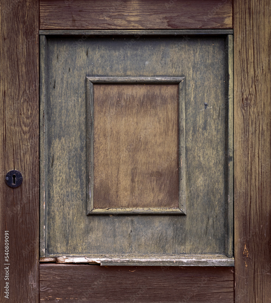 Door wood from old house in London Door wood from old house in London