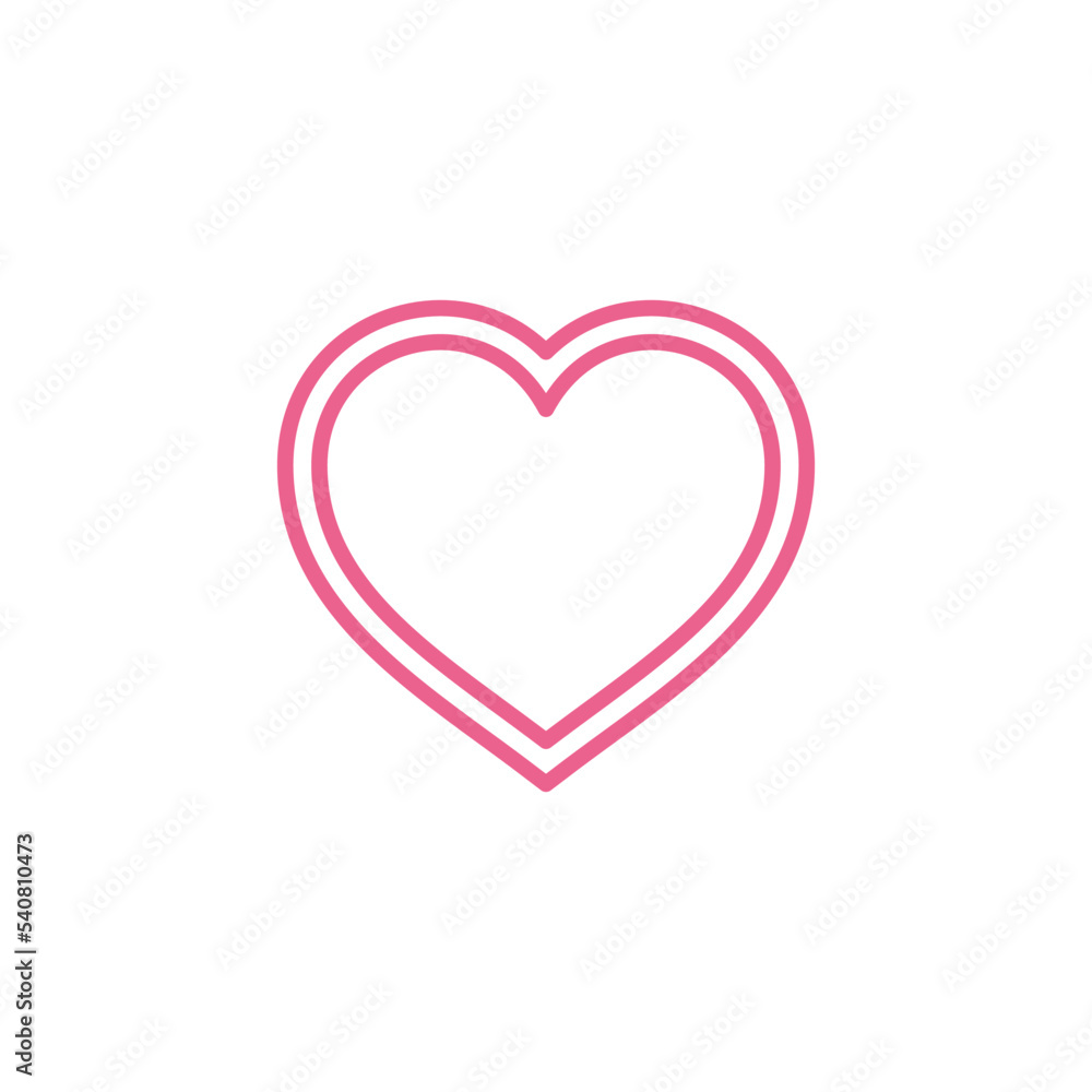 Heat Love Icon Vector Template