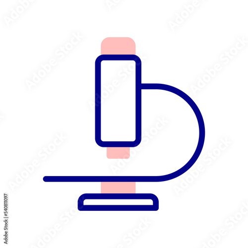 Microscope icon. an instrument for viewing small microbes.