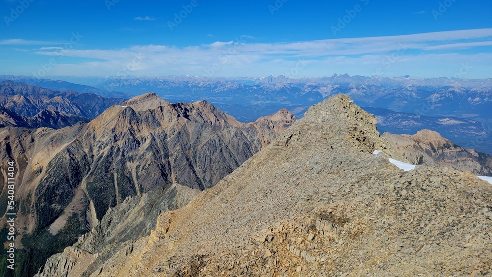 View at the summit of Mount Ethelbert