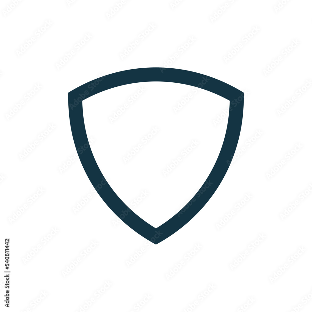 Shield Secure Protection Icon Vector Template Shield Secure Protection Icon Vector Template