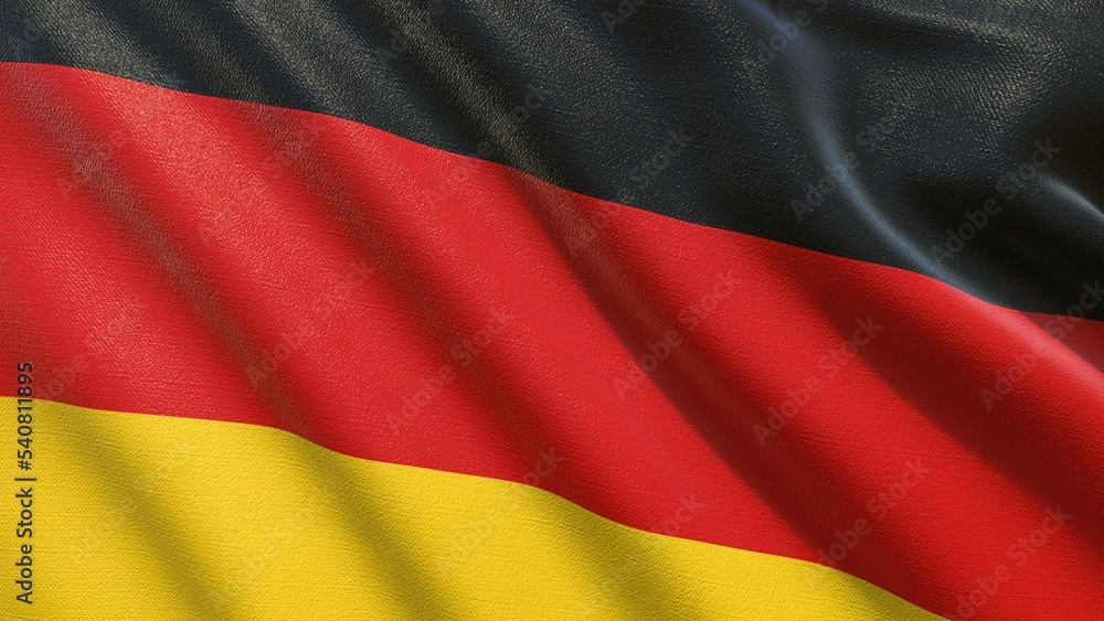 flag of Germany waving in the wind 3d-rendering flag of Germany waving in the wind 3d-rendering