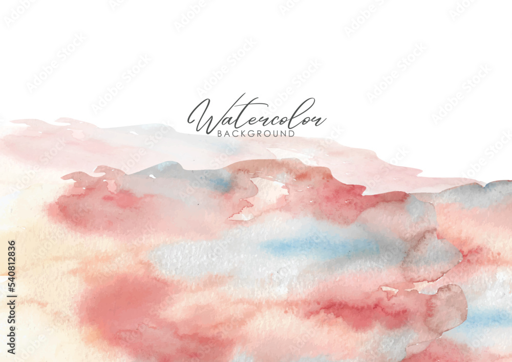 Fototapeta premium watercolor of mixed colors background