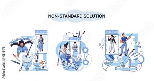 Non standart solution metaphor. Creation of individual decision for integration of disparate production, information and telecommunication systems of customer into single improve management efficiency