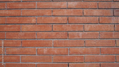 Old red brick wall background