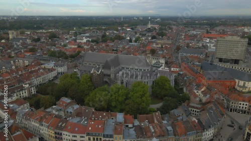 Lille Cathedral (the Basilica of Notre Dame de la Treille) in France photo