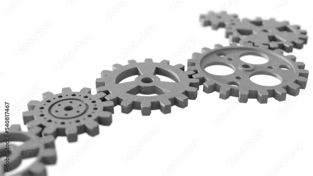Industrial video background with gears. 3d animation. Industrial video background with gears. 3d animation.