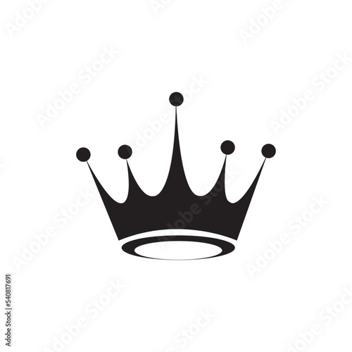 crown icon logo vector design template