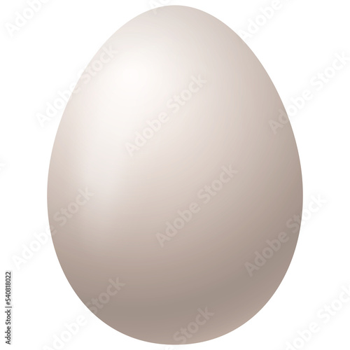 Realistic easter egg illustration