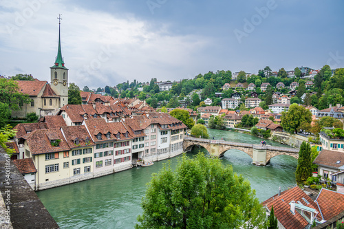 Cityscape of the old town of Bern