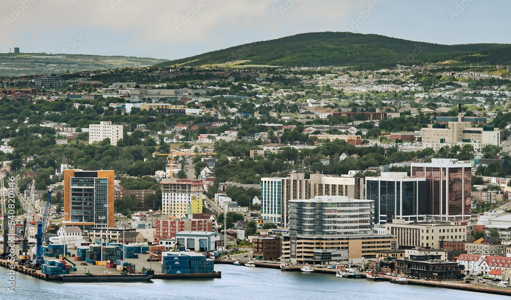 St Johns Busy Port In Newfoundland and Labrador