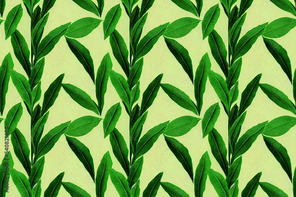 seamless green leaves nature pattern seamless green leaves nature pattern