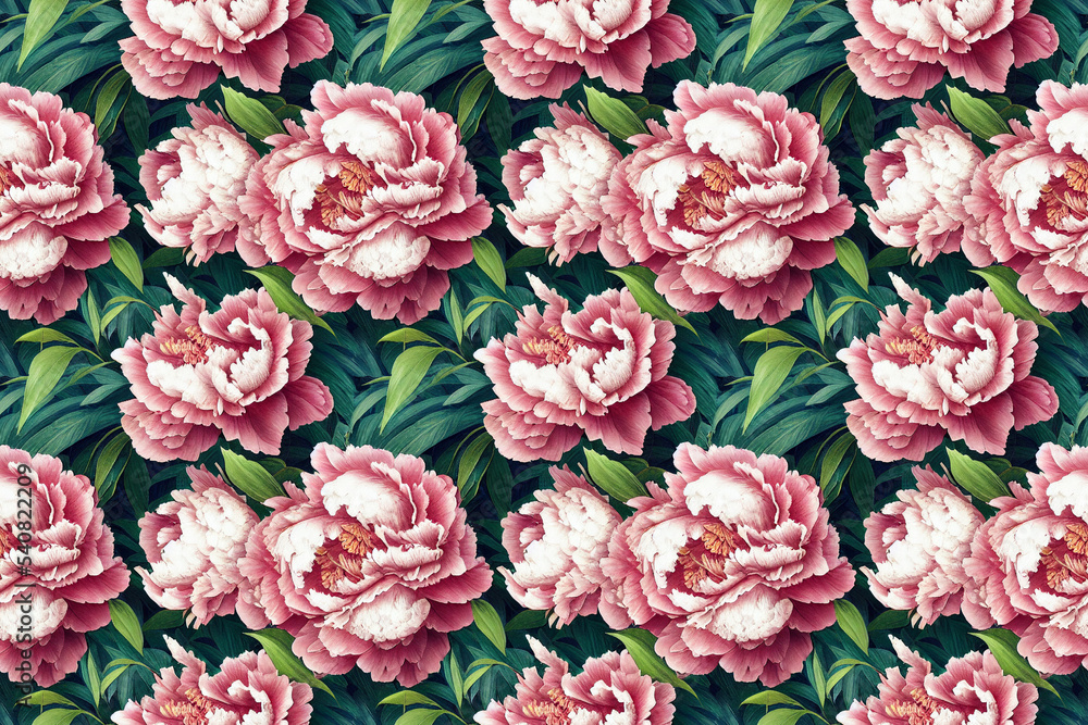 Fototapeta premium seamless floral pattern texture