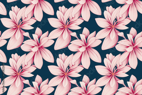 seamless colorful floral pattern