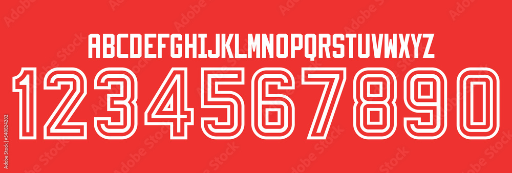 font vector team 2022 kit sport style font. football style font with lines. River font. The Millionaires.sports style letters and numbers for soccer team font vector team 2022 kit sport style font. football style font with lines. River font. The Millionaires.sports style letters and numbers for soccer team