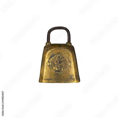 Fotografija Antique brass reindeer bell