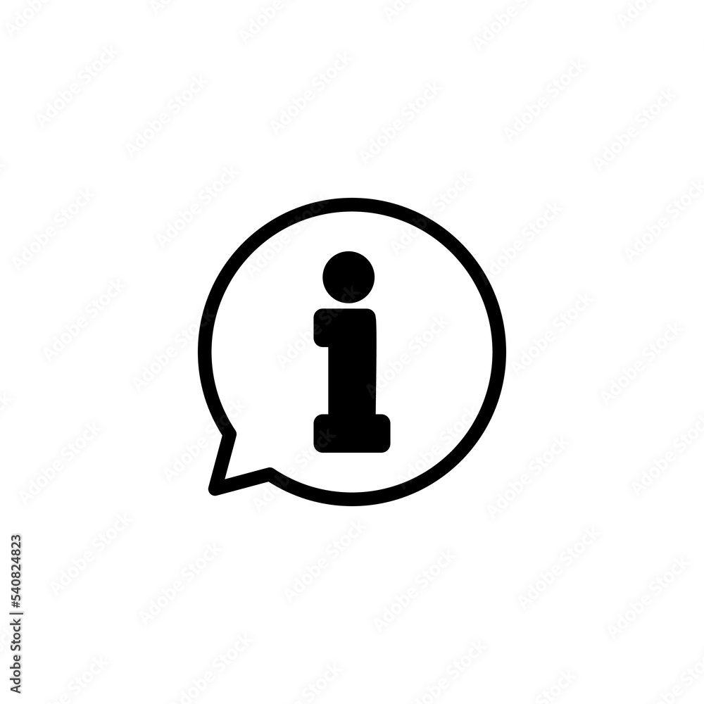 Info sign icon vector illustration. about us sign and symbol. Faq icon Info sign icon vector illustration. about us sign and symbol. Faq icon