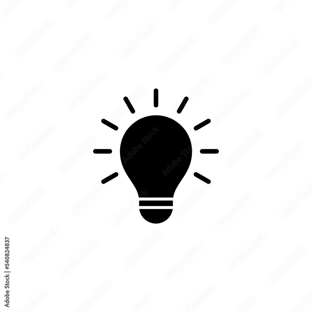 Lamp icon vector illustration. Light bulb sign and symbol. idea symbol. Lamp icon vector illustration. Light bulb sign and symbol. idea symbol.