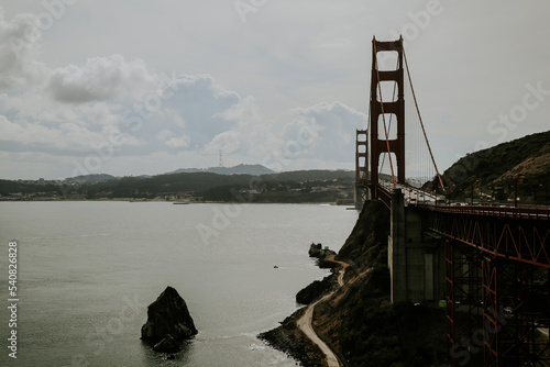 golden gate bridge over the river