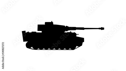 Leopard Tank silhouette