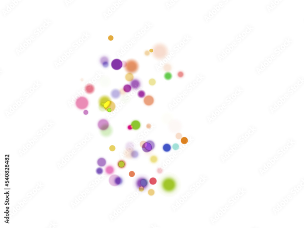 A group of transparent colored balls in PNG format.