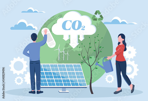 Save planet concept