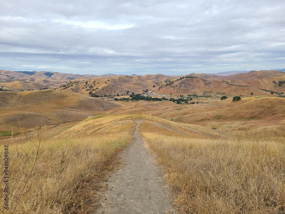 Hiking into the dry wilderness of a Northern California summer