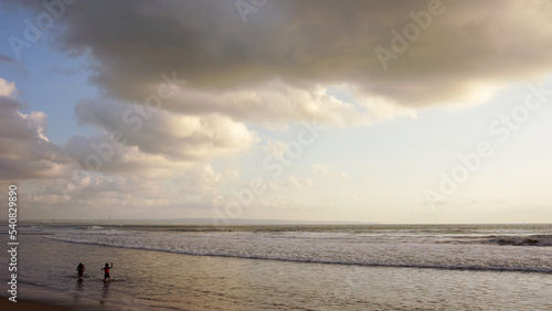 sunset at the beach