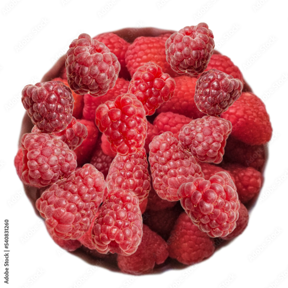 very fresh raspberries, on a transparent background very fresh raspberries, on a transparent background