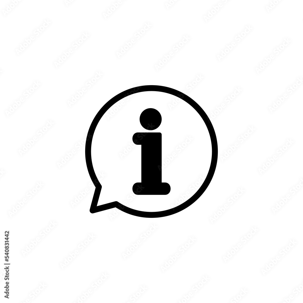 Info sign icon vector illustration. about us sign and symbol. Faq icon Info sign icon vector illustration. about us sign and symbol. Faq icon