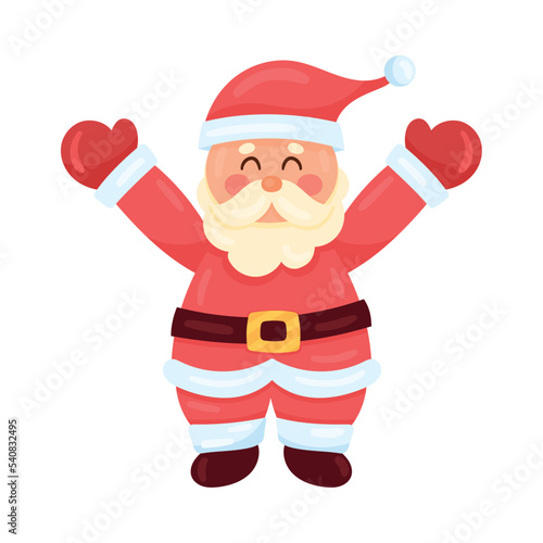 santa claus celebrating