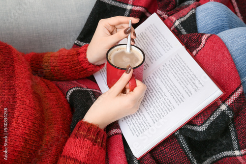 Woman with cup of coffee re...