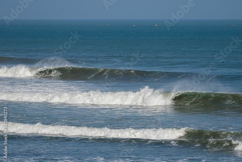 Waves in Malpaso in Talara Negritos, Peru photo