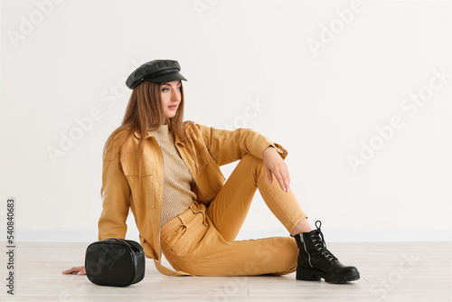 Beautiful fashionable young...