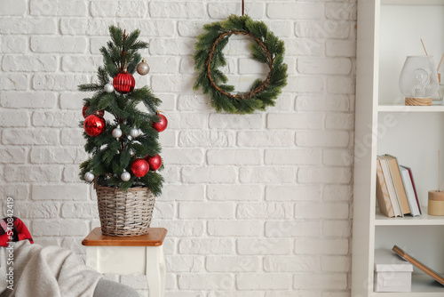 Beautiful Christmas tree in...