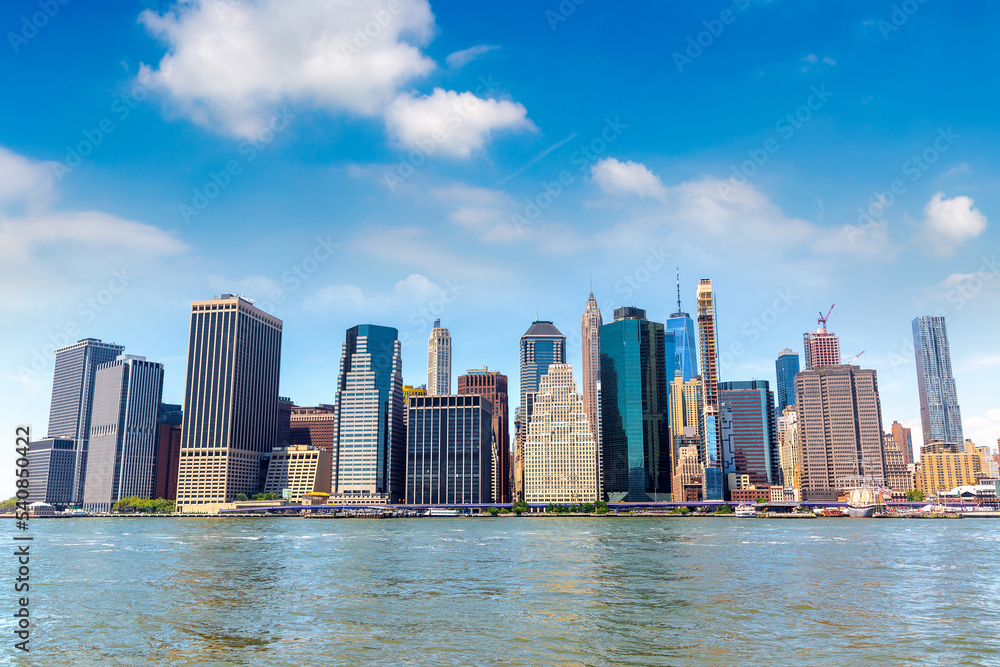 Manhattan cityscape in New York