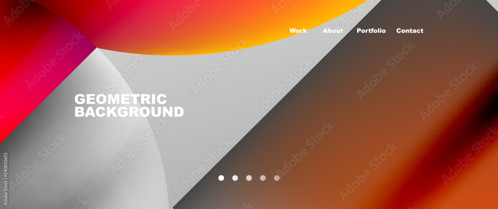 Overlapping circles abstract background template Overlapping circles abstract background template
