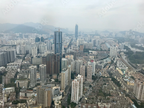 Shenzhen, China, November 2016 - A view of a city