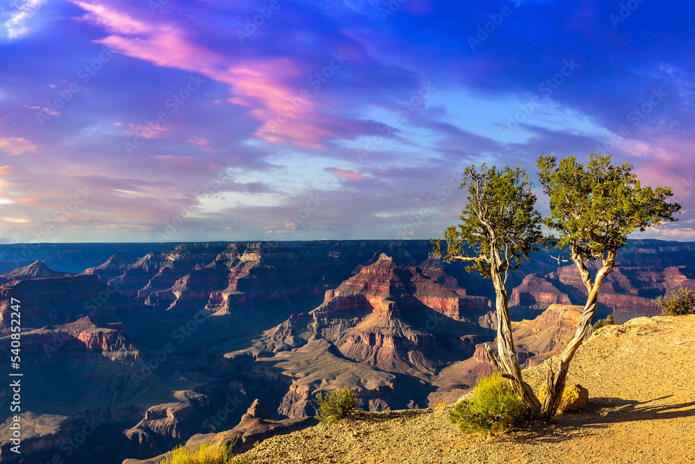 Grand Canyon National Park at sunset