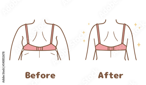 Back diet, before and after set.
