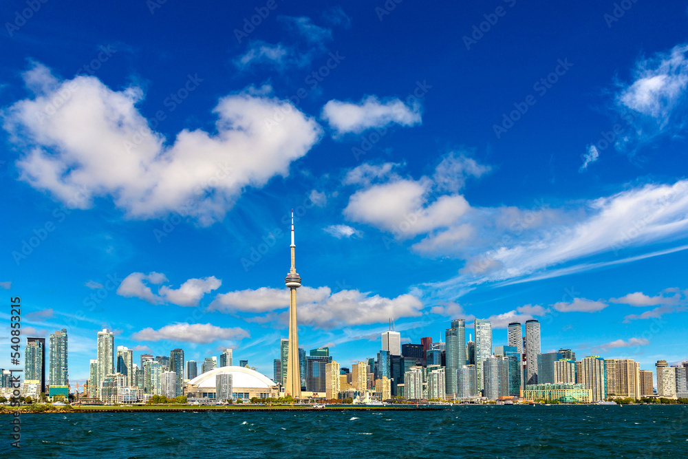 Toronto skyline, CN Tower, Canada