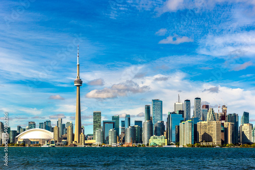 Canvas Print Toronto and CN Tower, Canada