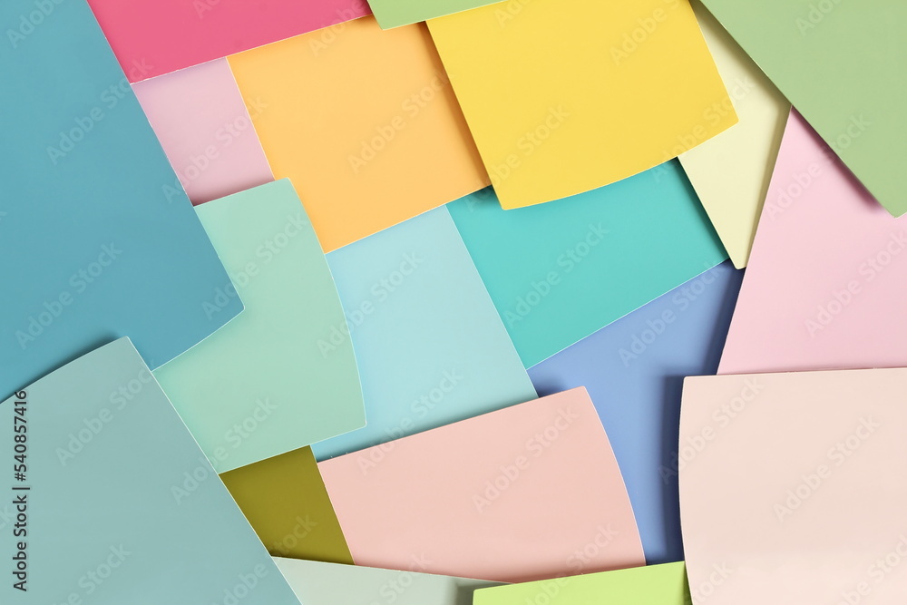 Multicolor paper card palette Texture background Multicolor paper card palette Texture background