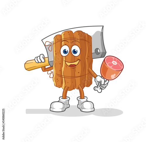 cinnamon Butcher illustration. character vector