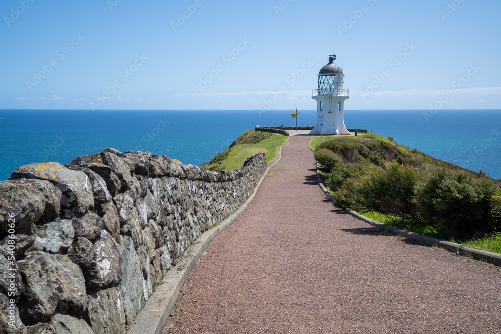 Lighthouse at Cape Reinga New Zealand