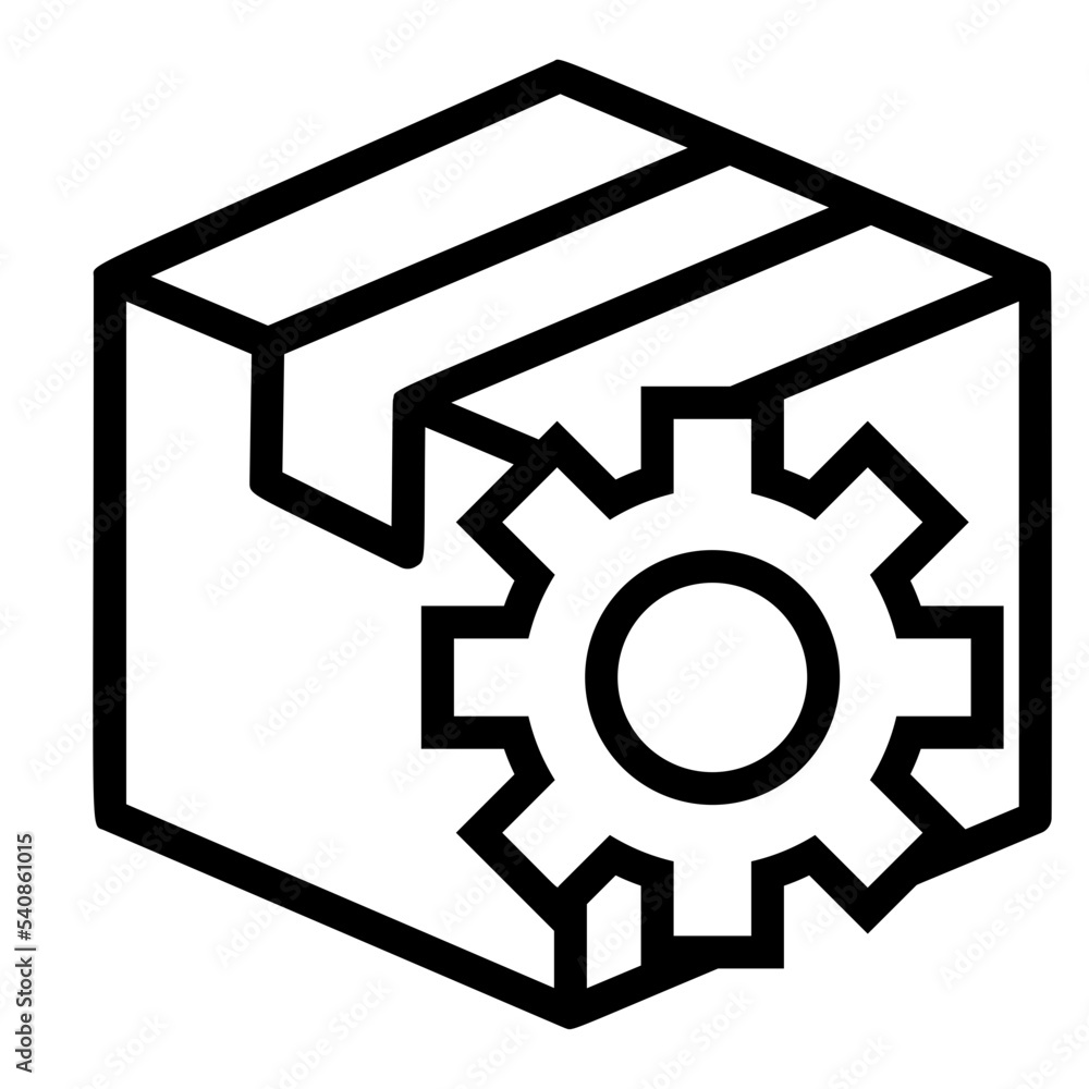 management,box,gear,delivery,setting icon management,box,gear,delivery,setting icon