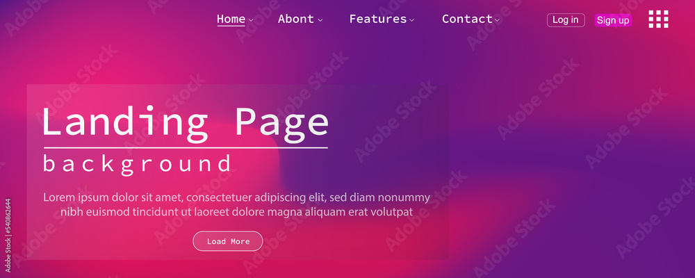 Abstract background image. Landing page concept gradient color for website Abstract background image. Landing page concept gradient color for website