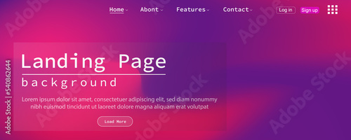 Abstract background image. Landing page concept gradient color for website